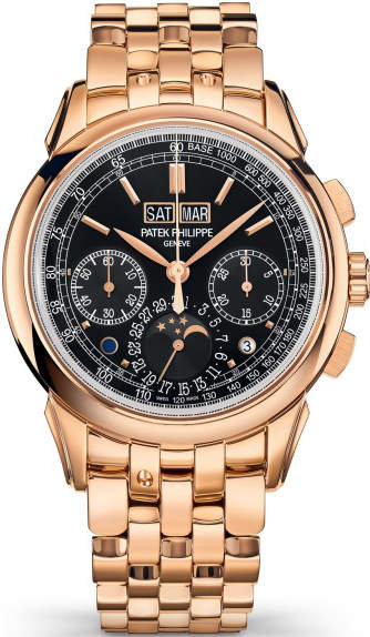 replica Patek Philippe Perpetual Calendar Chronograph 5270 / 1R-001 Rose gold watch